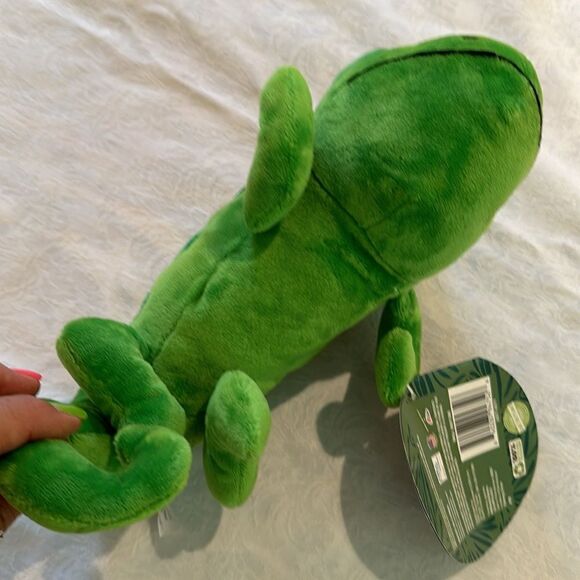 Endangered Species Plush Green Iguana 13" Don't Disappear Stuffed Animal Toy - Picture 3 of 8